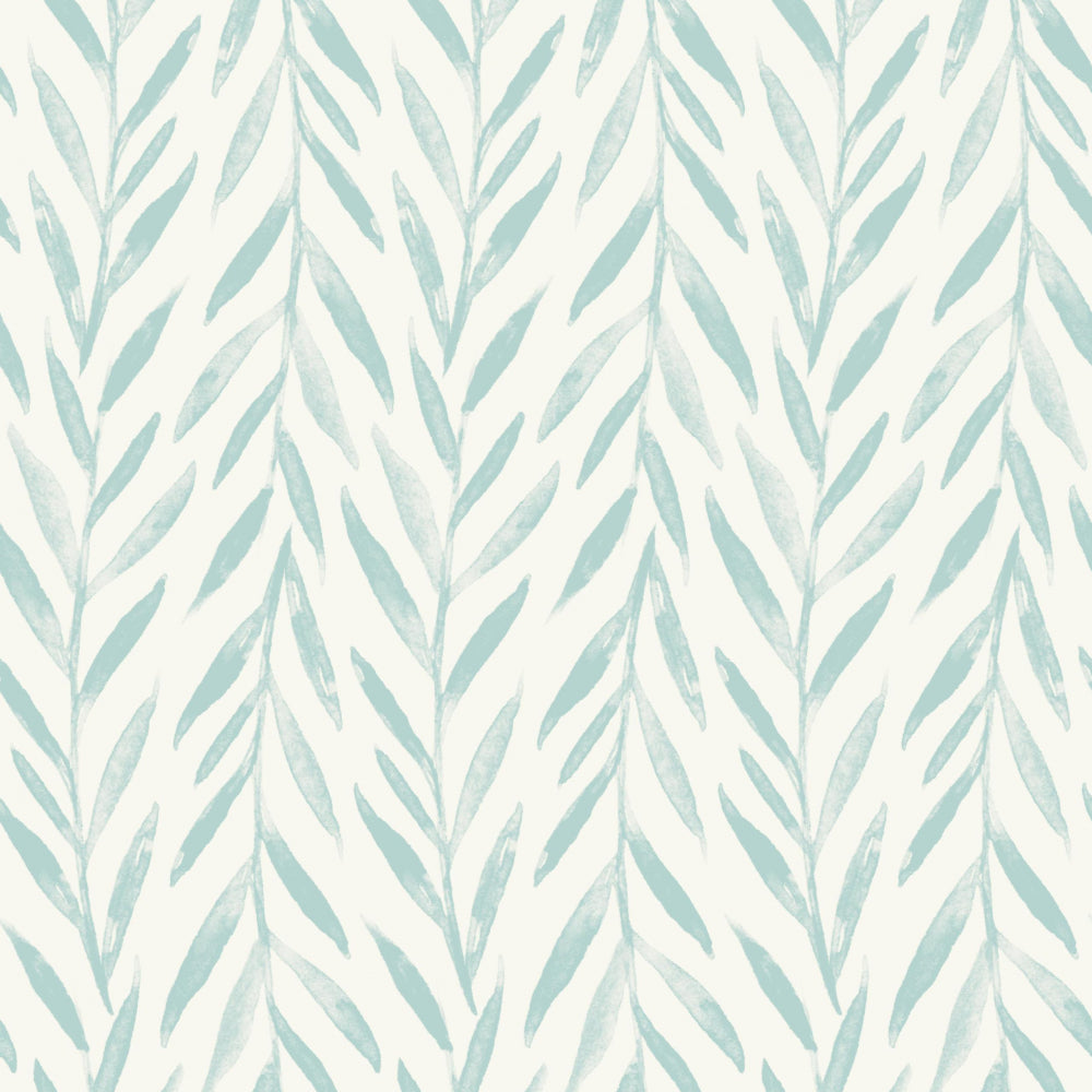 Willow Wallpaper Wallpaper Magnolia Home Double Roll Mariner Blue 