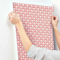 Stacked Scallops Wallpaper Wallpaper Magnolia Home   