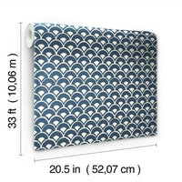 Stacked Scallops Wallpaper Wallpaper Magnolia Home   
