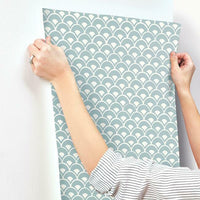 Stacked Scallops Wallpaper Wallpaper Magnolia Home   