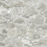 Field Stone Wallpaper Wallpaper York Double Roll Grey 