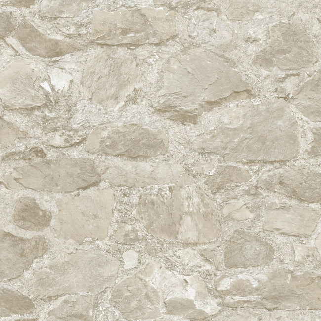 Field Stone Wallpaper Wallpaper York Double Roll Sand 