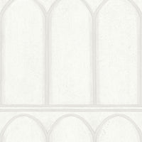 Arches Wallpaper Wallpaper York Double Roll White/Pearl 