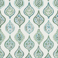 Marketplace Motif Wallpaper Wallpaper York Double Roll Pale Grey/Green 