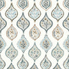 Marketplace Motif Wallpaper Wallpaper York Double Roll White/Neutral/Blue 