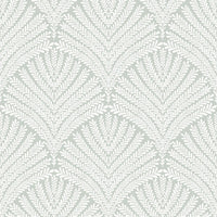 Beachcomber Wallpaper Wallpaper York Double Roll Eucalyptus/White 