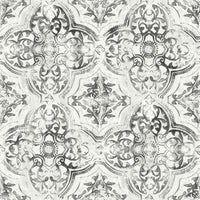 Quartet Wallpaper Wallpaper York Double Roll White/Black 