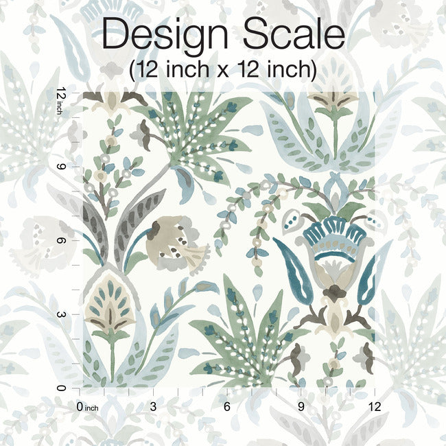Seaside Jacobean Wallpaper Wallpaper York   