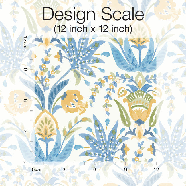 Seaside Jacobean Wallpaper Wallpaper York   