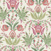 Seaside Jacobean Wallpaper Wallpaper York Double Roll Beige/Green/Red 