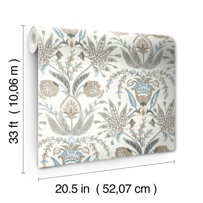 Seaside Jacobean Wallpaper Wallpaper York   