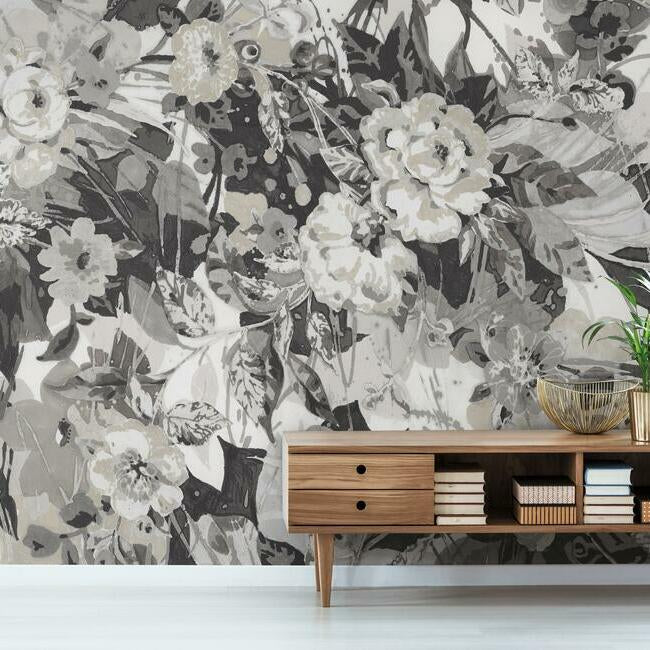 Pop Floral Wall Mural Wall Mural York   