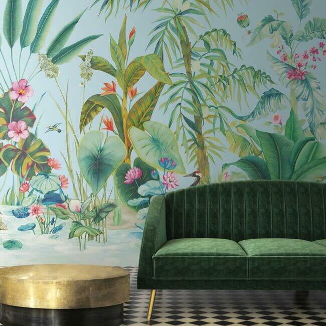Tropical Panoramic Wall Mural Wall Mural York   