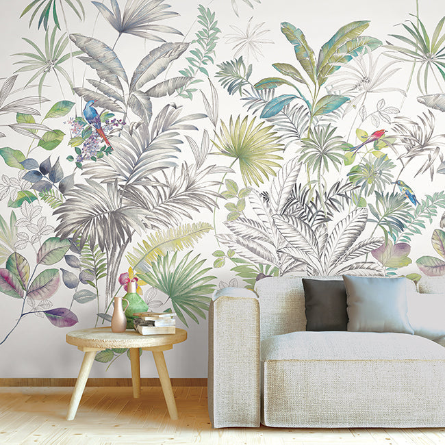 Tropical Study Mural Wall Mural York Wallcoverings   
