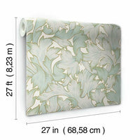 Acanthus Toss Wallpaper Wallpaper York   