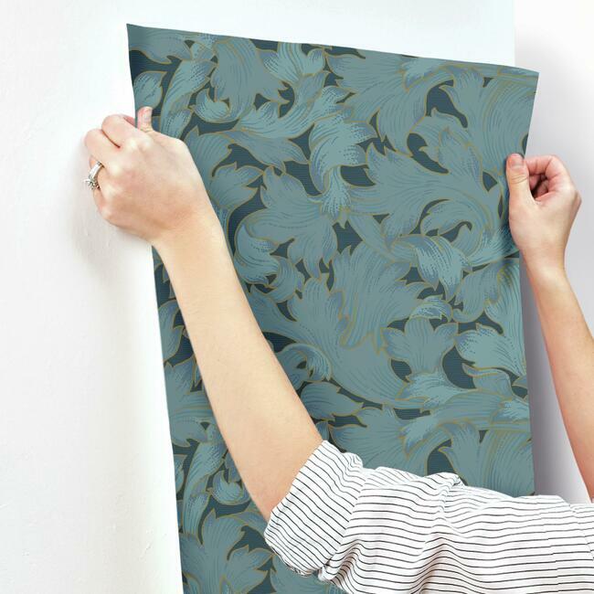 Acanthus Toss Wallpaper Wallpaper York   