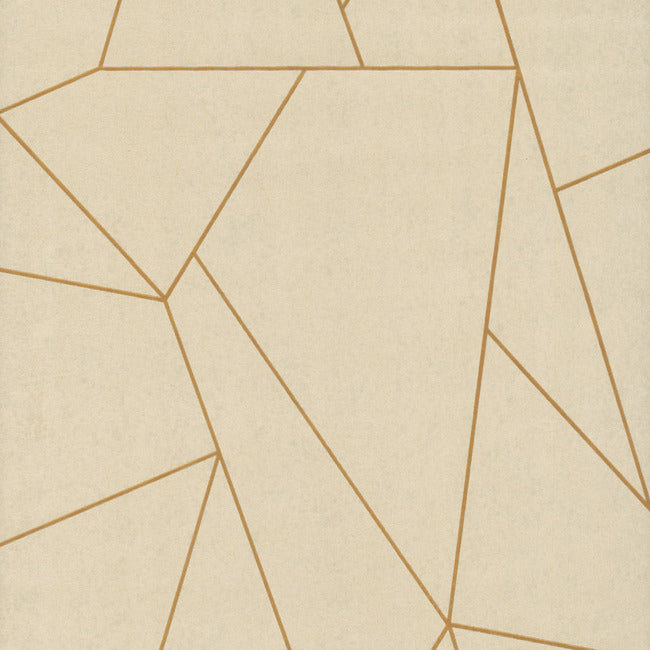 Nazca Wallpaper Wallpaper Antonina Vella Double Roll Almond/Pearl/Gold 