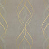 Aurora Wallpaper Wallpaper Antonina Vella Double Roll Khaki/Gold 