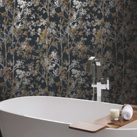 Shimmering Foliage Wallpaper Wallpaper Antonina Vella   