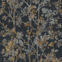Shimmering Foliage Wallpaper Wallpaper Antonina Vella Double Roll Black/Multi 