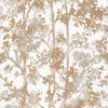Shimmering Foliage Wallpaper Wallpaper Antonina Vella Double Roll White/Gold 