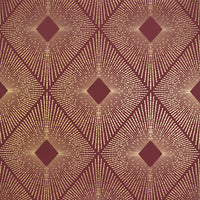 Harlowe Wallpaper Wallpaper Antonina Vella Double Roll Red/Gold 