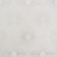 Harlowe Wallpaper Wallpaper Antonina Vella Double Roll White/Silver 