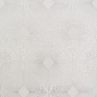 Harlowe Wallpaper Wallpaper Antonina Vella Double Roll White/Silver 