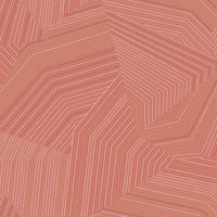 Dotted Maze Wallpaper Wallpaper York Wallcoverings Double Roll Desert Red 