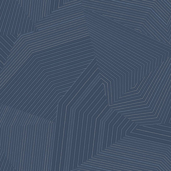 Dotted Maze Wallpaper Wallpaper York Wallcoverings Double Roll Navy 