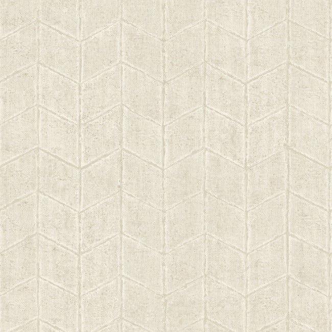 Flatiron Geometric Wallpaper Wallpaper York Wallcoverings Double Roll Oyster 