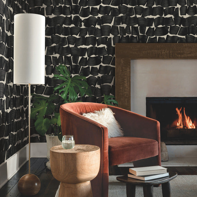 Brushed Ink Wallpaper Wallpaper York Wallcoverings   