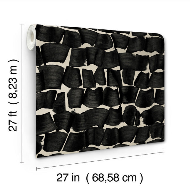 Brushed Ink Wallpaper Wallpaper York Wallcoverings   