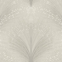 Papyrus Plume Wallpaper Wallpaper York Wallcoverings Double Roll Gray 