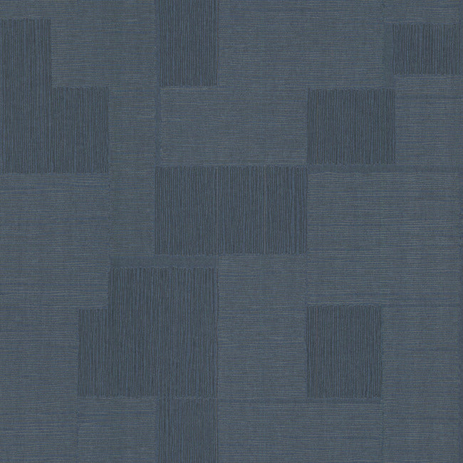 Contour Wallpaper Wallpaper York Wallcoverings Double Roll Navy 