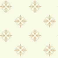 Honey Bee Wallpaper Wallpaper York Double Roll Gold/Cream 