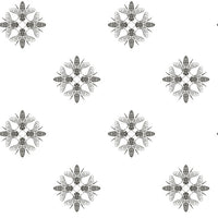 Honey Bee Wallpaper Wallpaper York Double Roll Black/White 