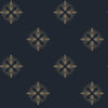 Honey Bee Wallpaper Wallpaper York Double Roll Gold/Navy 