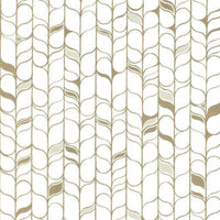 Perfect Petals Wallpaper Wallpaper Candice Olson Double Roll White/Antique Gold 