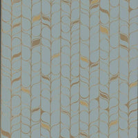 Perfect Petals Wallpaper Wallpaper Candice Olson Double Roll Blue/Antique Gold 