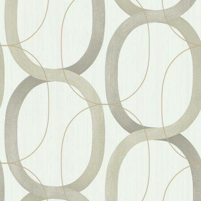 Interlock Wallpaper Wallpaper Candice Olson Double Roll Light Taupe 