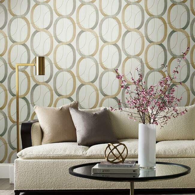 Interlock Wallpaper Wallpaper Candice Olson   