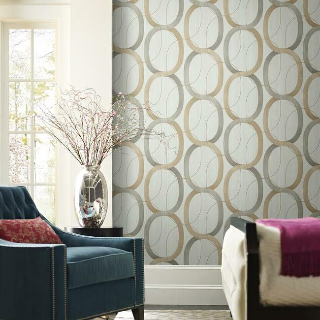 Interlock Wallpaper Wallpaper Candice Olson   