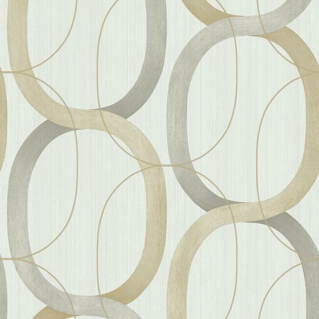 Interlock Wallpaper Wallpaper Candice Olson Double Roll Dark Taupe 