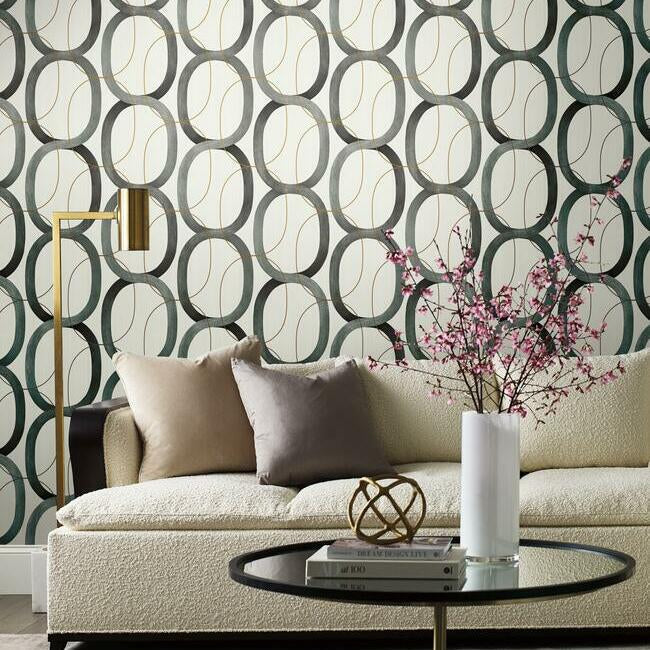 Interlock Wallpaper Wallpaper Candice Olson   