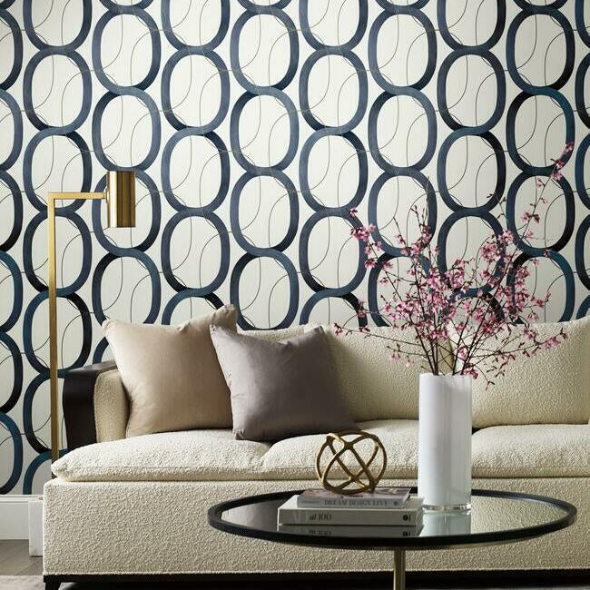 Interlock Wallpaper Wallpaper Candice Olson   