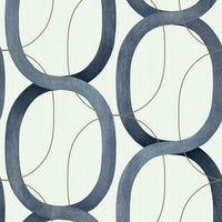 Interlock Wallpaper Wallpaper Candice Olson Double Roll Navy 