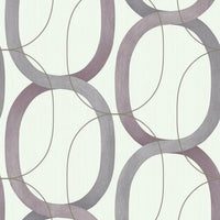 Interlock Wallpaper Wallpaper Candice Olson Double Roll Plum 