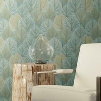 Leaf Concerto Wallpaper Wallpaper Candice Olson   