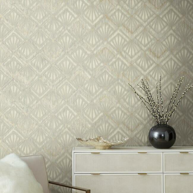 Modern Shell Wallpaper Wallpaper Candice Olson   